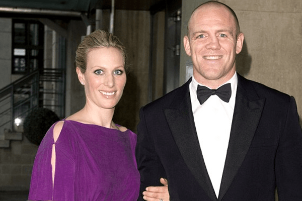 MBE Couple Mike Tindall with wife Zara Phillips Tindall