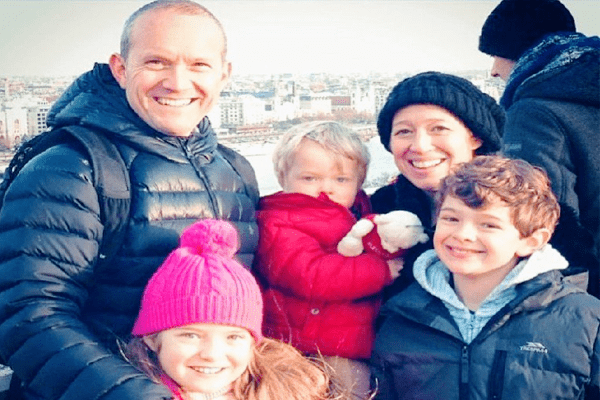 English Actor Noah Jupes with his parents & Siblings 