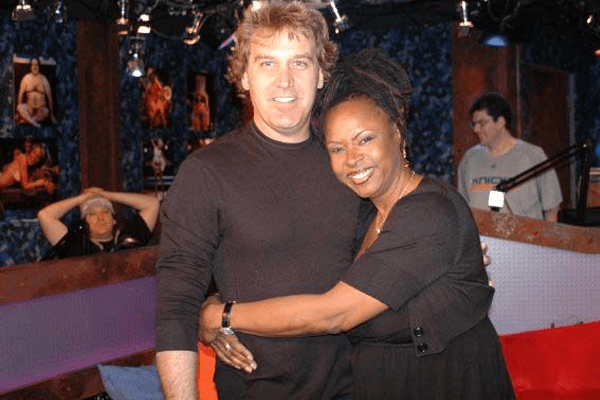 A picture of Robin Quivers & her old beau Jim Florentine 