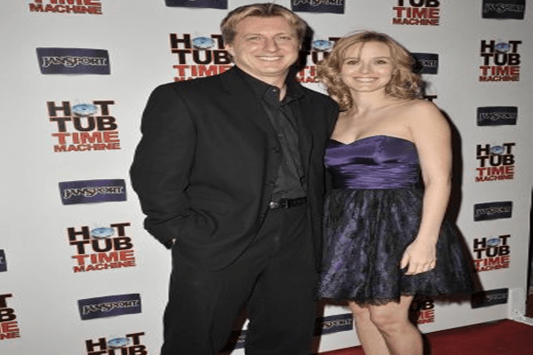 A picture of Stacie Zabka & her husband William Zabka