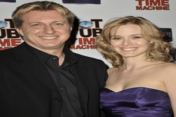 A picture of Famous Actor William Zabka with his wife Stacie Zabka