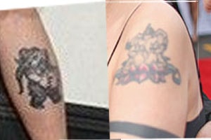 Chantel Crahan has Ganesh tattoos 