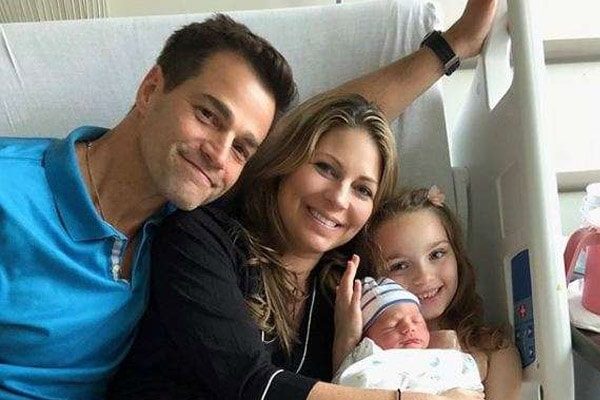 Ervy Marciano and Rob Marciano second Child