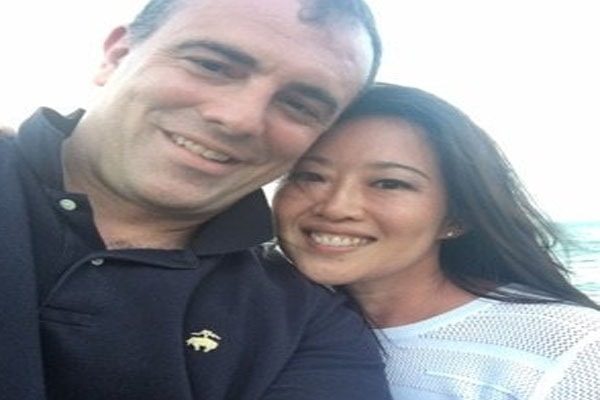 Melissa Lee with husband, Ben Kallo honeymood