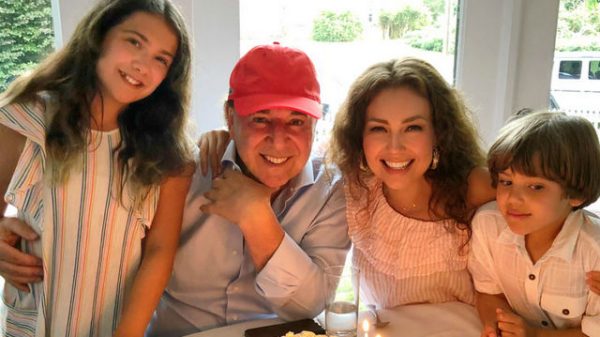 Thalia Kids with Tommy Mottola Sabrina Sakae Matthew