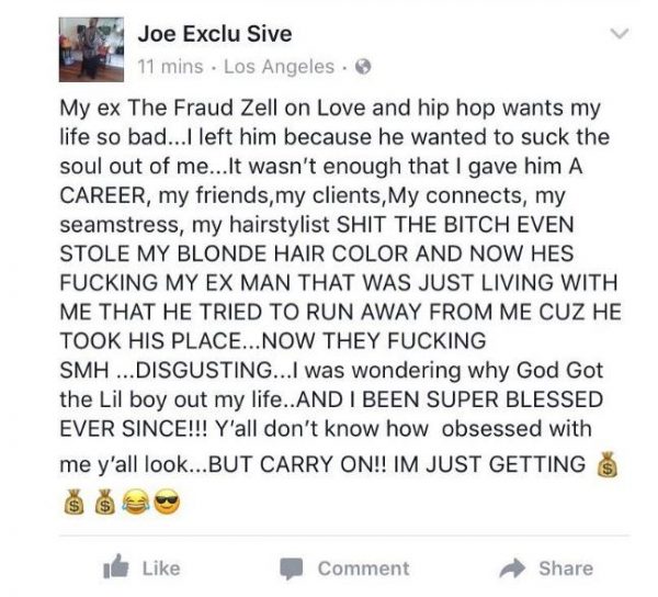 ZellSwag and Joe Exclusive, Ex-boyfriend, Net worth