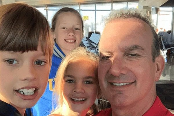 Carl Hagmier is married to LeeAnne Edward with three kids