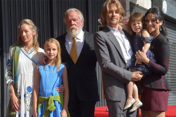 Clytie Lane and Nick Nolte with daughter Sophie and son Brawley