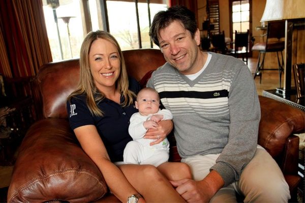 Cristie Kerr husband Erik and son Mason.