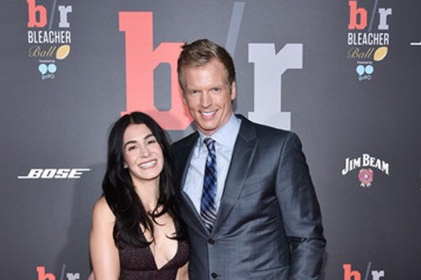 Danielle Puleo with husband Chris Simms