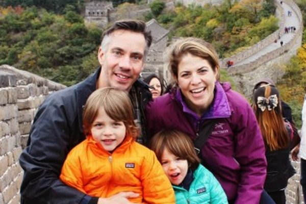 Gloria Riviera Kids with husband Jim Sciutto