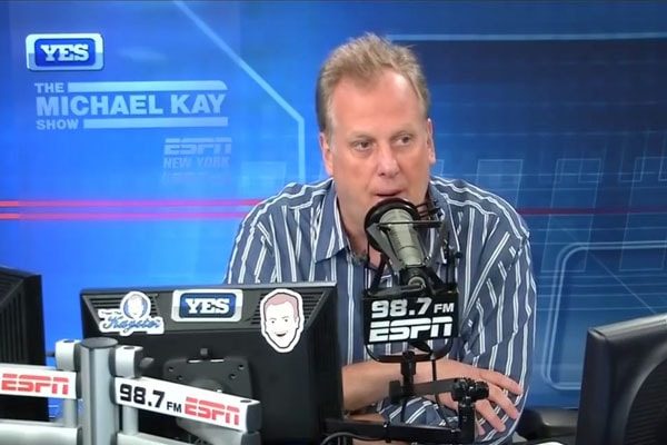 Michael Kay at his studio