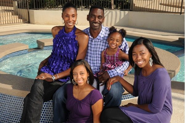 Lisa Leslie is parenting four kids with husband Michael Lockwood