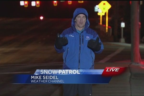 Mike Seidel has completed 27 years in the weather channel. WOW.