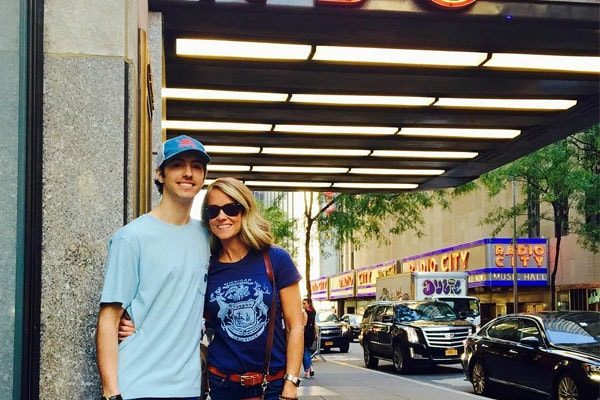 Nicole Curtis with eldest son, Ethan
