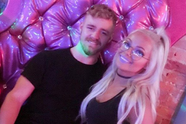 WWE UK champion Tyler Bate and Liv Morgan