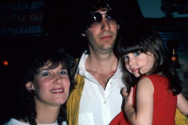 Alison Berns and Howard Stern with daughter