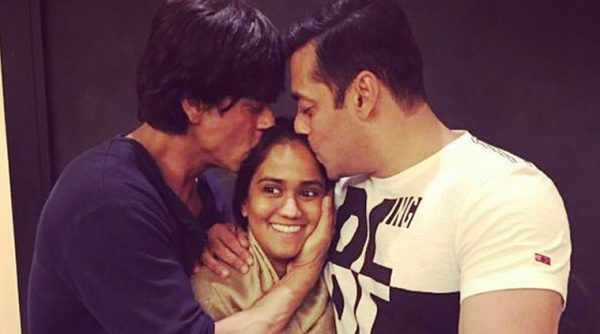 Arpita Khan's wedding was attended by Shahrukh Khan.