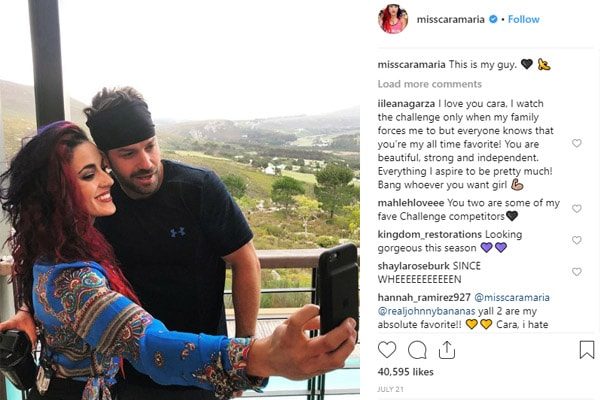 Cara Maria is very close with Johnny Bananas.