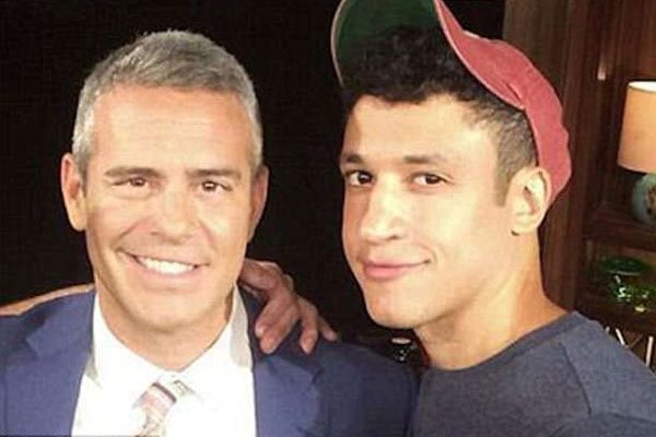 The Harvard Scholar Clifton Dassuncao with his boyfriend Andy Cohen