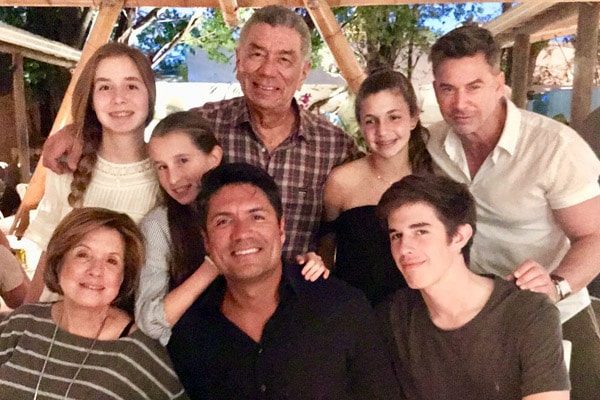 Louis Aguirre spent his 50th birthday with his family
