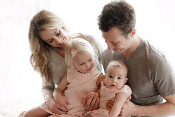 Nicole Briscoe's happy family of four