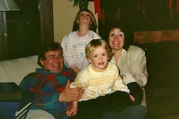 Rosemary, husband, John Candy and family