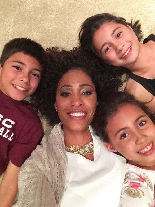 Sage Steele loves spending time with her kids