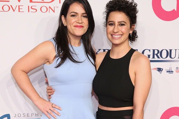 Comedian Abbi Jacobson with Illana Glazer