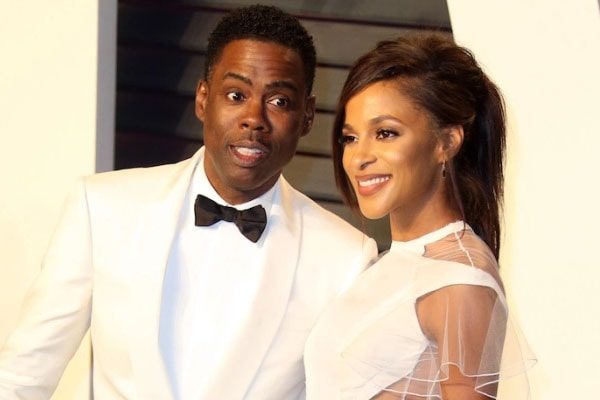 Chris Rock with Megalyn Echikunwoke 