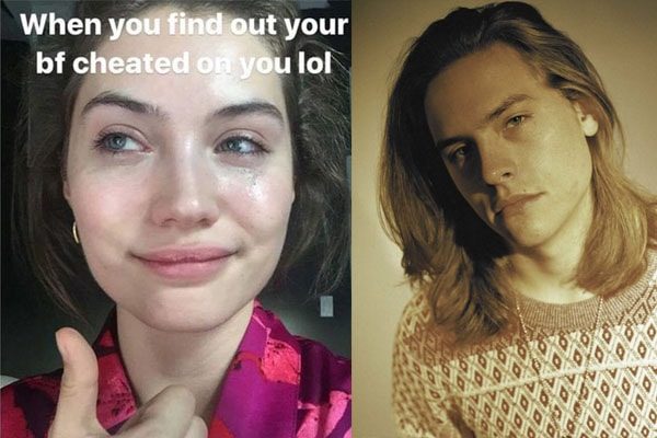 Dylan Sprouse relationship with Dayna Frazer