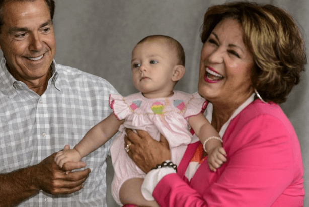 Nick and Terry with their granddaughter Amelie