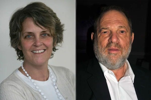 Sallie Hofmeister and Harvey Weinstein