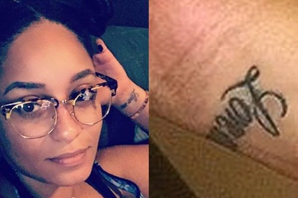 Tahiri Jose has tattoo in her left wrist 