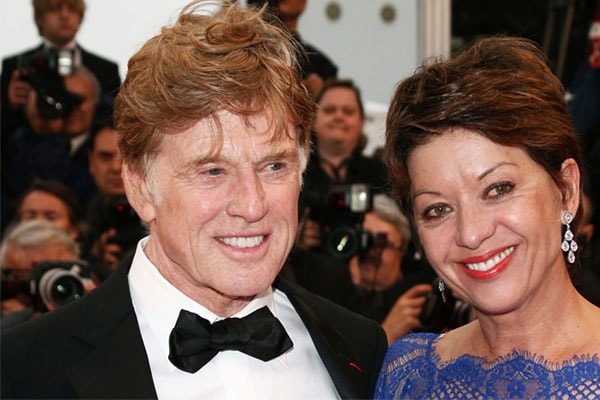 Sibylle Szaggars wedding with Robert Redford.