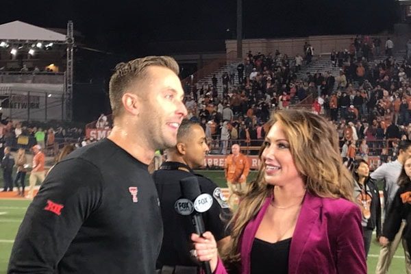 Holly Sonders is dating Kliff Kingsburry