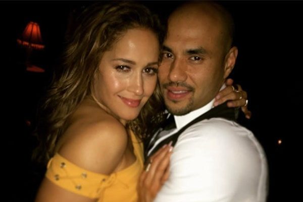 Jaina Ortiz with her husband Brad Marques.