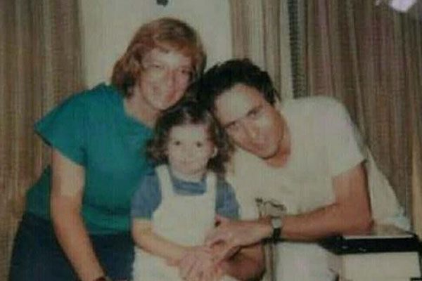 Ted Bundy with his family