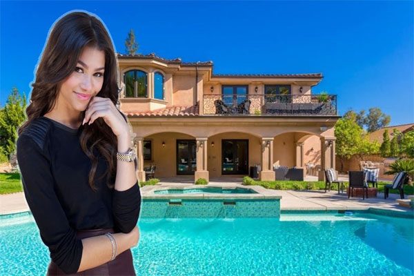 Zendaya luxirious house at LA