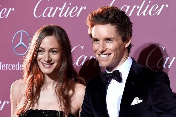 Hannah Bagshawe and Eddie Redmayne