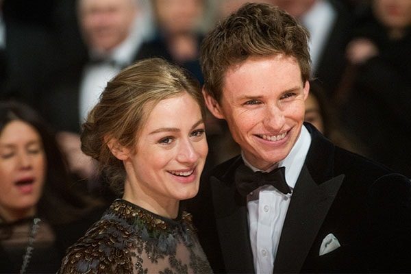 Hannah Bagshawe and Eddie Redmayne