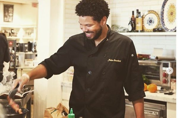 Culinary entertainer Jake Smollett