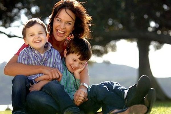 Natarsha Belling with her two sons