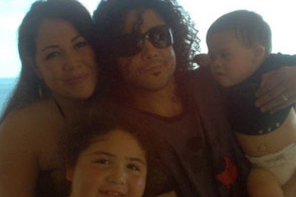 Vanessa Villanueva with her family