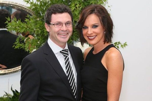 Natarsha Belling with her spouse