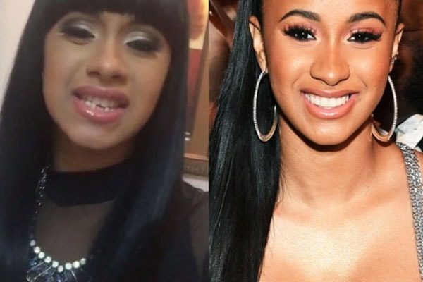 American rapper Cardi B new look