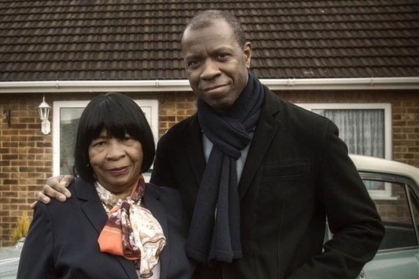 Clive Myrie with his mother Lynne Myrie