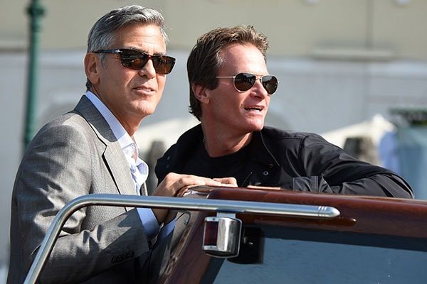 George Clooney with his best man Rande Gerber