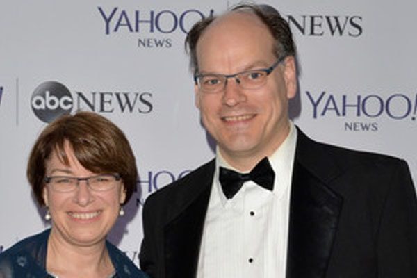 John Bessler with his wife,Amy Klobuchar