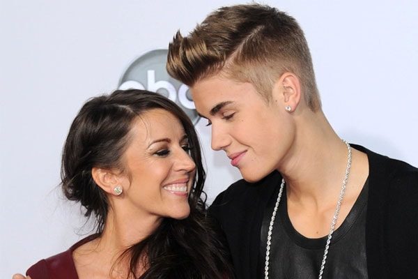 Justin Bieber and mom pattie Mallette 